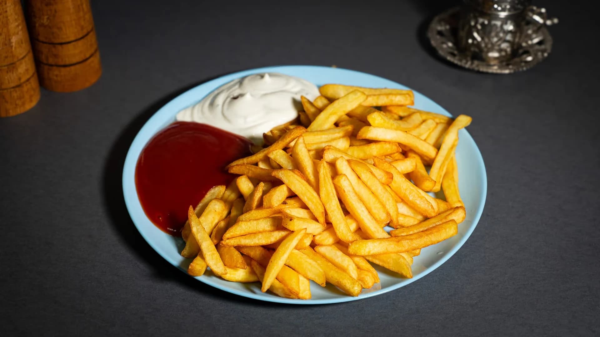 Cartofi pai cu ketchup